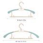 HJYPYJ Magic Hanger,Portable Multifunctional Hangers,Non-Slip Folding Hangers,Non-Deformable Childrens Hanger Space Saving Organizer Hanger Strong Bearing Capacity/Pink / 20 pcs