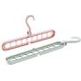 10pcs Random Color Non-Slip Plastic Clothes Hanger Storage Rack Holder Wardrobe Closet Organizer Clothing Space Saving Hanging Hooks