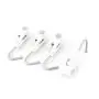 DealMux Plastic Household Bathroom Towel Clothing Tube Hanger Clip Hook 4 Pcs White DealMux Plastic Household Bathroom Towel Clothing Tube Hanger Clip Hook 4 Pcs White