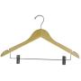Shop72 - Cloth Hanger 17 inch For Suits , Pants, Skirt or Slack - Wood Set12