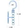 10pcs Random Color 5 Circle Plastic Hanger Cabide Clothes Hanger Hook Hanger Organizer Fixed Holder Storage Racks Buckle Hanger Anti-Slip Home 10pcs Random Color 5 Circle Plastic Hanger Cabide Clothes Hanger Hook Hanger Organizer Fixed Holder Storage Racks Buckle Hanger Anti-Slip Home