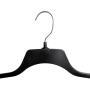 Hanger Central Heavy-Duty Black Plastic Closet Department Store Non Slip Sweater Hangers, 19 Inch, 50 Pack