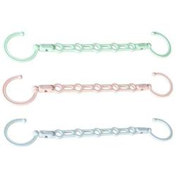 10pcs Random Color Space Saving Coat Hanger cabide Windproof Clothes Hanger Folding Rotating Hook Closet Storage Organizer Hangers Home Tools