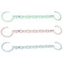 10pcs Random Color Space Saving Coat Hanger cabide Windproof Clothes Hanger Folding Rotating Hook Closet Storage Organizer Hangers Home Tools