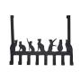 Home-X Eight Hook Over The Door Cat Hanger Rack | Heavy Duty Organizer Rack for Home, Office & Closet Storage