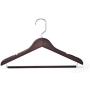 Jiansheng Solid Wood Hangers, Hangers, Wooden Hangers, Clothes Hangers, Hanging Rods, Solid Wood Clothes, Hanging Household Clothes Racks, Men and Women Retro Colors, 10 Sticks