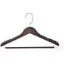 Jiansheng Solid Wood Hangers, Hangers, Wooden Hangers, Clothes Hangers, Hanging Rods, Solid Wood Clothes, Hanging Household Clothes Racks, Men and Women Retro Colors, 10 Sticks