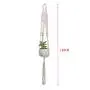 Flosky 3pcs/Set Macrame Plant Hanger Pot Holder Indoor Outdoor Rope Hanging Basket Home Flosky 3pcs/Set Macrame Plant Hanger Pot Holder Indoor Outdoor Rope Hanging Basket Home