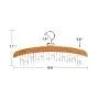 Tie Hanger, Windspeed Closet Hanging Rack Hook Organizer/Wood Multifunctional Accessories -Hold 24 Ties Hangers for Ties, Belts, Hat, Scarf, Clothes