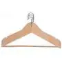 5 Pcs Wooden Adult Clothes Hangers for Jeans Pants Coat Hanger Home Storage Holder Dress Long Racks 5 Pcs Wooden Adult Clothes Hangers for Jeans Pants Coat Hanger Home Storage Holder Dress Long Racks