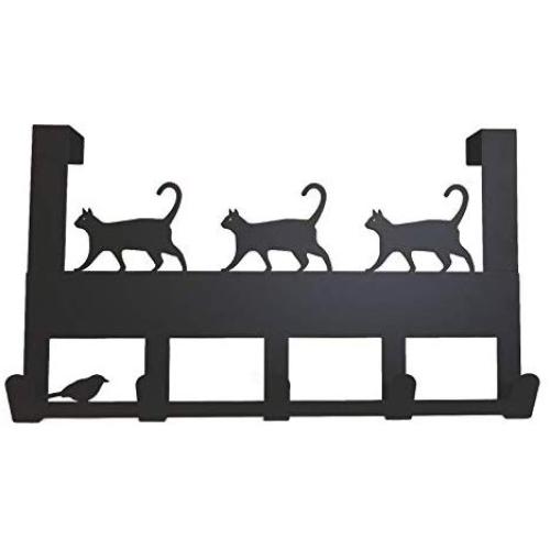 Mango Steam Over-The-Door Hanger (Cat, Black)