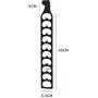 EvaroFly Multipurpose Large Capacity Folding Hanger, Stainless Steel Household Storage Clothes Hanger - Save Space -Black 1 Pc EvaroFly Multipurpose Large Capacity Folding Hanger, Stainless Steel Household Storage Clothes Hanger - Save Space -Black 1 Pc