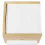 Umbra Mini Stowit Jewelry Boxes - Modern Keepsake Storage Organizer with Hidden Compartment Drawers for Ring, Bracelet, Watch, Necklace, Earrings, and Accessories (White / Natural)