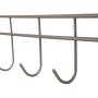 Homdox 3 Shelves Wire Shelving Clothing Rolling Rack Heavy Duty Commercial Grade Garment Rack with Wheels and Side Hooks (One Pair Hook and Two Hanging Rods Gray)