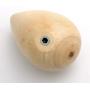 Vosarea Wall Hanging Hooks Wooden Water Drop Shaped Coat Hat Clothes Heavy Duty Hanger Raindrop Hooks