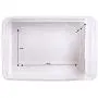 HOMZ 28 Quart Snaplock Container Clear Storage Bin with Lid, 2 Pack, White HOMZ 28 Quart Snaplock Container Clear Storage Bin with Lid, 2 Pack, White