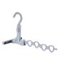YESMAEA Clothes Folding Travel Hanger Portable Foldable Clothes Drying Rack for Travel,Blue