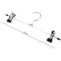 10PCS Stainless Steel Trousers Rack Clip Anti-Slip Clothespin Pants Clamp Clothes Hanger 10PCS Stainless Steel Trousers Rack Clip Anti-Slip Clothespin Pants Clamp Clothes Hanger