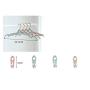 Folding Hanger, Wllsagl Xouwvpm Clothes Hangers Portable Wheat Straw Materials Travel Clothes Drying Plastic Travel Portable Holders Windproof Hanger (Green)
