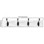 MoMA Mounted Coat Hanger - Wall-Mounted Coat Rack - Clothes Rack with Hook Frame - Wall Rack with Hooks - Wall-Hanging Organizer for Wood Wall - Wall Mounted Clothes Storage Rack&Hook - 16.5"x3"x3" MoMA Mounted Coat Hanger - Wall-Mounted Coat Rack - Clothes Rack with Hook Frame - Wall Rack with Hooks - Wall-Hanging Organizer for Wood Wall - Wall Mounted Clothes Storage Rack&Hook - 16.5"x3"x3"