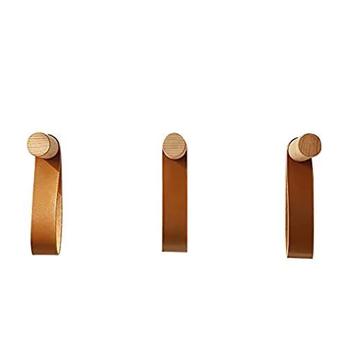 Wooden Coat Hooks Wall Mounted Vintage Single Organizer Hangers, Handmade Craft Hat Rack 3pcs Wooden Coat Hooks Wall Mounted Vintage Single Organizer Hangers, Handmade Craft Hat Rack 3pcs