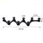 BBFZ Multi-Purpose Hooks Coat Hook Rack Wall Mount Hanger Heavy Duty Clothes Hook Rack Hat Holder,Space Aluminum Material,Item Finishing, Home Decoration BBFZ Multi-Purpose Hooks Coat Hook Rack Wall Mount Hanger Heavy Duty Clothes Hook Rack Hat Holder,Space Aluminum Material,Item Finishing, Home Decoration