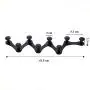 BBFZ Multi-Purpose Hooks Coat Hook Rack Wall Mount Hanger Heavy Duty Clothes Hook Rack Hat Holder,Space Aluminum Material,Item Finishing, Home Decoration BBFZ Multi-Purpose Hooks Coat Hook Rack Wall Mount Hanger Heavy Duty Clothes Hook Rack Hat Holder,Space Aluminum Material,Item Finishing, Home Decoration