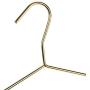 Quality Junior/Petite Gold Modern Heavy Duty Metal Hangers ? Clothing Thin Compact 14" Hanger ? Coated Metal Hangers for Wardrobe (Petite/Teens Size)