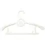 shengyuze Children Clothes Hanger, 5Pcs Extendable Children Kids Clothes Hanger Baby Trousers Drying Holder Rack - White