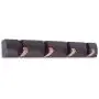 BIRDROCK HOME Wall Mounted Folding Hooks - 4 Folding Coat and Hat Rack Hooks - Oil Rubbed Bronze Hooks - Brown Rail BIRDROCK HOME Wall Mounted Folding Hooks - 4 Folding Coat and Hat Rack Hooks - Oil Rubbed Bronze Hooks - Brown Rail