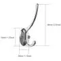 BAOEF 10 Set Metal Double Prong Coat Hat Hook Bath Towel Closet Clothes Hanger Rail Garment Rack Holder, Wall Mount Entryway Kitchen Home Office Storage, Zinc Alloy,Silver BAOEF 10 Set Metal Double Prong Coat Hat Hook Bath Towel Closet Clothes Hanger Rail Garment Rack Holder, Wall Mount Entryway Kitchen Home Office Storage, Zinc Alloy,Silver