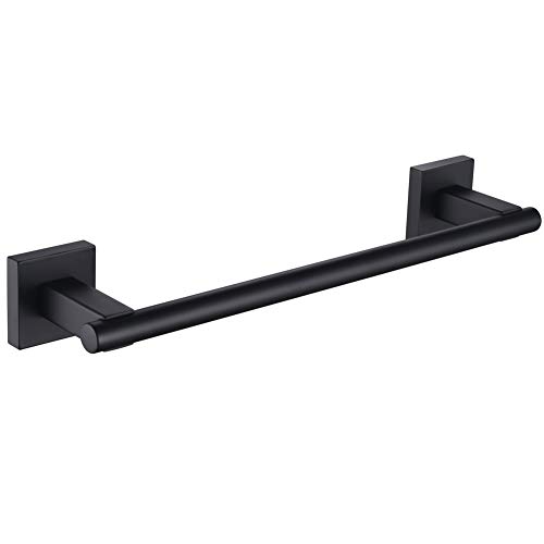 Hand Towel Rack 13.78", Angle Simple Stainless Steel Bathroom Towel Holder, Face Towel Washcloth Hanger, Shower Towel Bar, Kitchen Dish Towel Holder Wall Mount, Matte Black