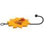 MonkeyJack EU Fashion Daisy Flower Wall Hook Hanger Clothes/Coat/Towel Storage Holder for Kitchen/Bath - Yellow, 14x8cm