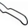 ZZYQ Metal Wire Clothes Hangers, Metal Hangers with Notches,Strong Coat Hanger,10pcs,Black ZZYQ Metal Wire Clothes Hangers, Metal Hangers with Notches,Strong Coat Hanger,10pcs,Black