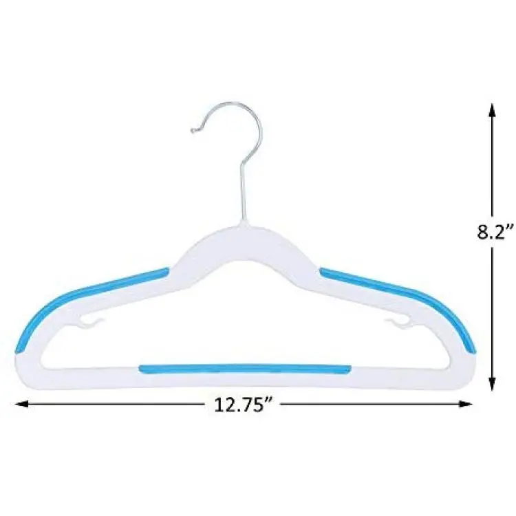 Tosnail 100 Pack Plastic Baby Hangers Children's Clothes Hangers Kids  Hangers - Assorted