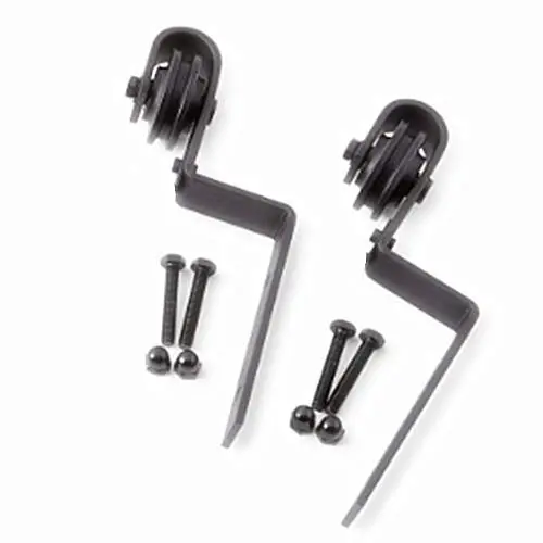 HOMACER Additional Steel Bending Hanger Set for Single Track Bypass (2 Bending Hangers, 2 Anti-Jump Pads and 1 Floor Guide) HOMACER Additional Steel Bending Hanger Set for Single Track Bypass (2 Bending Hangers, 2 Anti-Jump Pads and 1 Floor Guide)