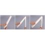 LittleMJ Stainless Steel Wall Hanger Retractable Indoor Clothes Hanger Magic Foldable Drying Rack/Waterproof Clothes Towel Rack