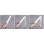 LittleMJ Stainless Steel Wall Hanger Retractable Indoor Clothes Hanger Magic Foldable Drying Rack/Waterproof Clothes Towel Rack