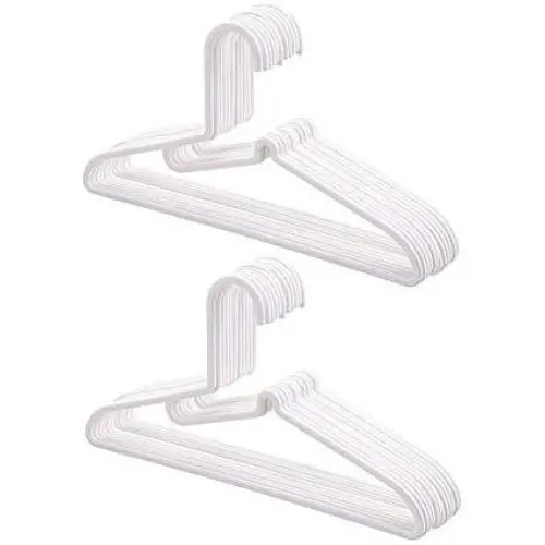 Dry Wet Clothes Hangers with Durable Non-Slip Shoulder Design Heavy Duty 60 Pack Plastic Hangers for Bedroom Closet Scarves,White,20pieces Dry Wet Clothes Hangers with Durable Non-Slip Shoulder Design Heavy Duty 60 Pack Plastic Hangers for Bedroom Closet Scarves,White,20pieces