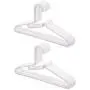 Dry Wet Clothes Hangers with Durable Non-Slip Shoulder Design Heavy Duty 60 Pack Plastic Hangers for Bedroom Closet Scarves,White,20pieces Dry Wet Clothes Hangers with Durable Non-Slip Shoulder Design Heavy Duty 60 Pack Plastic Hangers for Bedroom Closet Scarves,White,20pieces