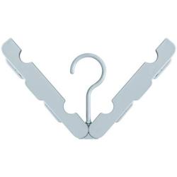 Oraunent Plastic Hangers Rack Portable Clothes Hanger Non Slip for Infant Toddler Nursery Blue