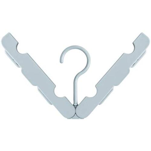 Oraunent Plastic Hangers Rack Portable Clothes Hanger Non Slip for Infant Toddler Nursery Blue