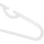 HANGERWORLD 20 White 11.4inch Plastic Kids Coat Clothes Garment Pants Skirt Bar Baby Toddler Hangers