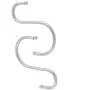 uxcell Stainless Steel S Shaped Pot Pan Clothes Storage Hanger Hook 30 Pcs Silver Tone
