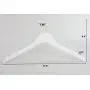 TOPIA HANGER White Wood Bridal Dress Hangers, Premium Wooden Shirt Hangers, 360° White Hook- Smooth Finish- Extra Smoothly Cut Notches, 10 Pack CT06W TOPIA HANGER White Wood Bridal Dress Hangers, Premium Wooden Shirt Hangers, 360° White Hook- Smooth Finish- Extra Smoothly Cut Notches, 10 Pack CT06W