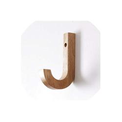 Wall Solid Wood Hook Originality Wooden Coat Hook Oak Clothes Hanger Wall Decoration Coatrack Bag Jook,1Pcs