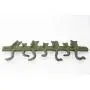 Vintage Cast Iron 7 Cats Home Door Wall Mount Hooks Home Towel Clothes Hat Coat Key Hanger (7 Cats)