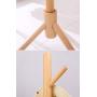 Y.H.Valuable Coat Racks Standing Coat Rack Clothes Home Floor Standing Coat Rack Hat Stand Hanger Waterproof Vintage,Birch Hangers Storage Bedroom Hallway Entryway Furniture