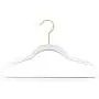NEW EXCLUSIVE INNOVATION by Closet Complete: Perfectly sized for Kids & Babies, COMPLETELY CLEAR, Space Saving, INVISIBLE HANGERS, Ultra-Thin ACRYLIC HANGERS, GOLD Hooks, Set of 10 NEW EXCLUSIVE INNOVATION by Closet Complete: Perfectly sized for Kids & Babies, COMPLETELY CLEAR, Space Saving, INVISIBLE HANGERS, Ultra-Thin ACRYLIC HANGERS, GOLD Hooks, Set of 10