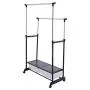 Heize best price New Double Adjustable Heavy Duty Clothes Hanger Rolling Garment Rack with 2 Drawers (U.S. Stock) Heize best price New Double Adjustable Heavy Duty Clothes Hanger Rolling Garment Rack with 2 Drawers (U.S. Stock)